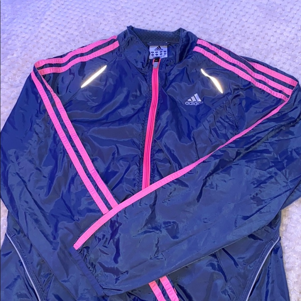 COPY - purple-gray adidas wind breaker